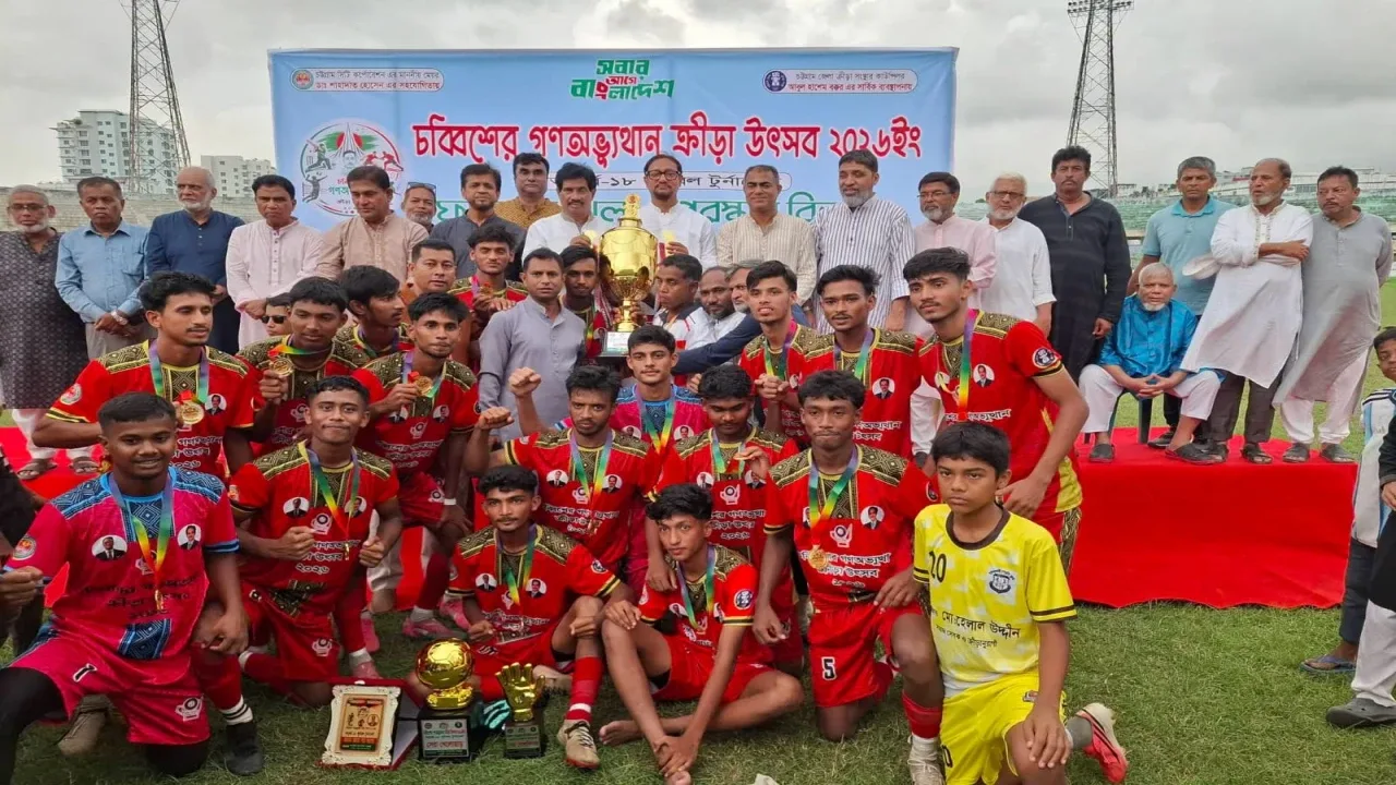 টাইব্রেকারের রোমাঞ্চে চ্যাম্পিয়ন গোসাইলডাঙ্গা যুবক গোষ্ঠী