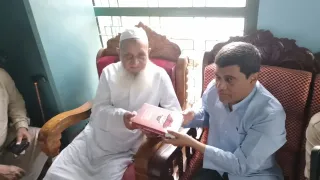 হেফাজতের আমীরের সঙ্গে বিএনপি নেতা শামীমের সৌজন্য সাক্ষাৎ